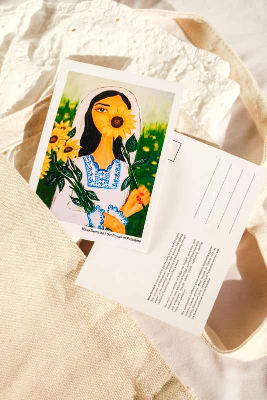 “Sunflower” postcard