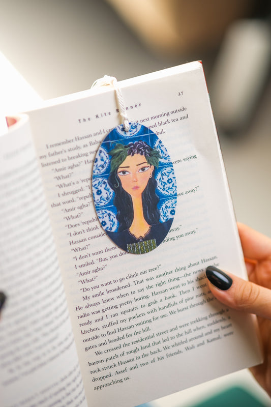 " The grape girl" bookmark