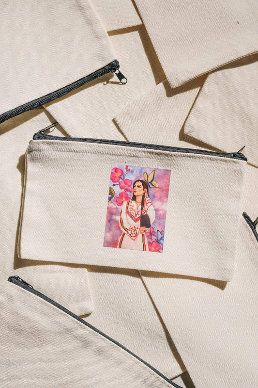 "Orchid girl" mini bag